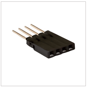4019718104412 SOCKET CONNECTOR, STRAIGHT, SINGLE ROW 4Poles
